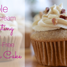 Maple Buttercream Frosting & Easy Gluten-Free Spice Cake